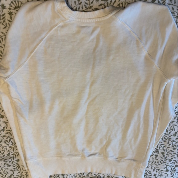 Vineyard Vines White Crew  Pullover with Pink Accents - Picture 4 of 4